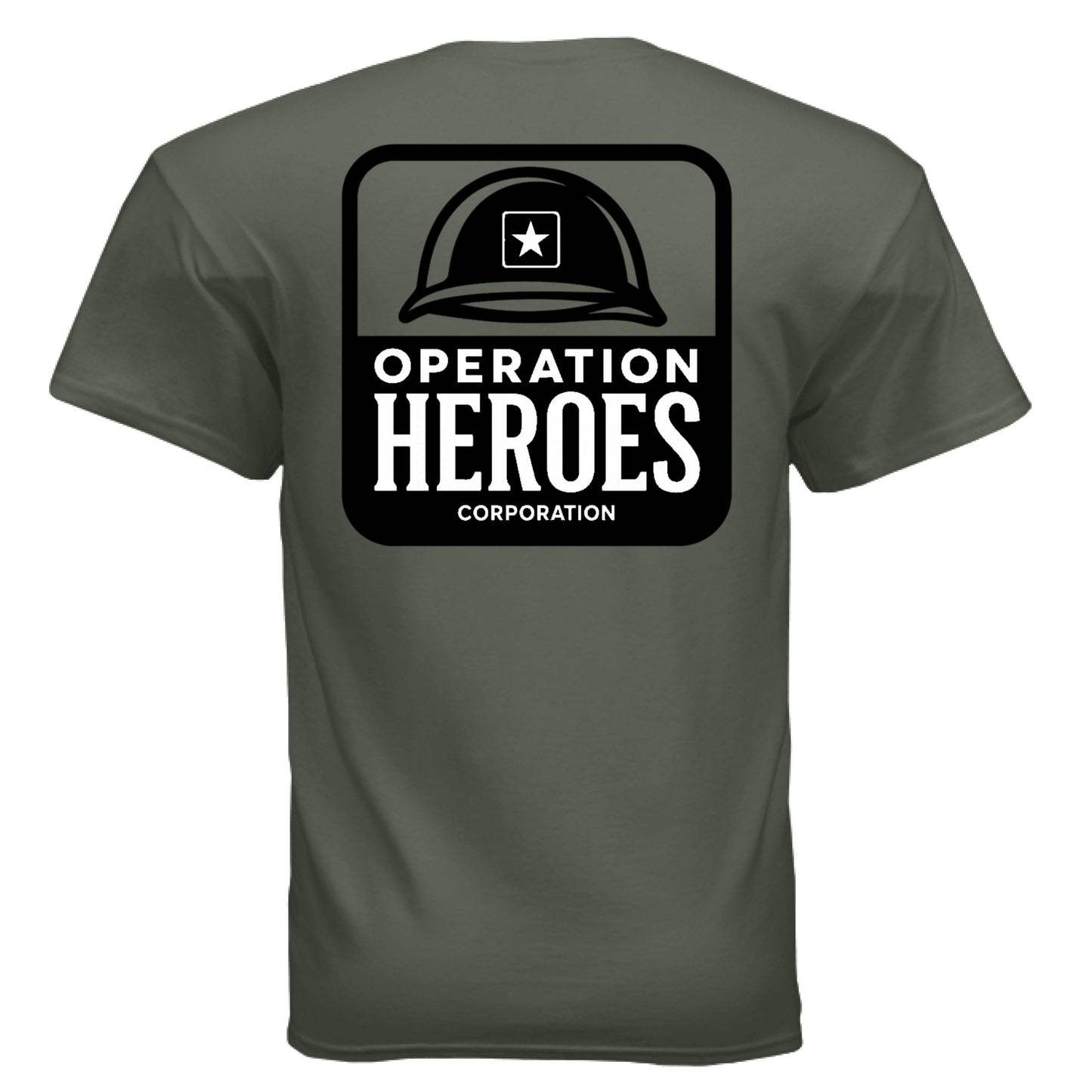 MILITARY GREEN - BACK