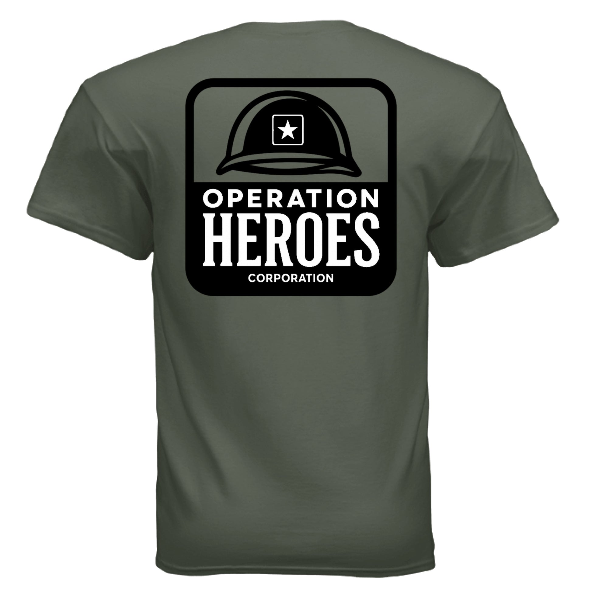 MILITARY GREEN - BACK