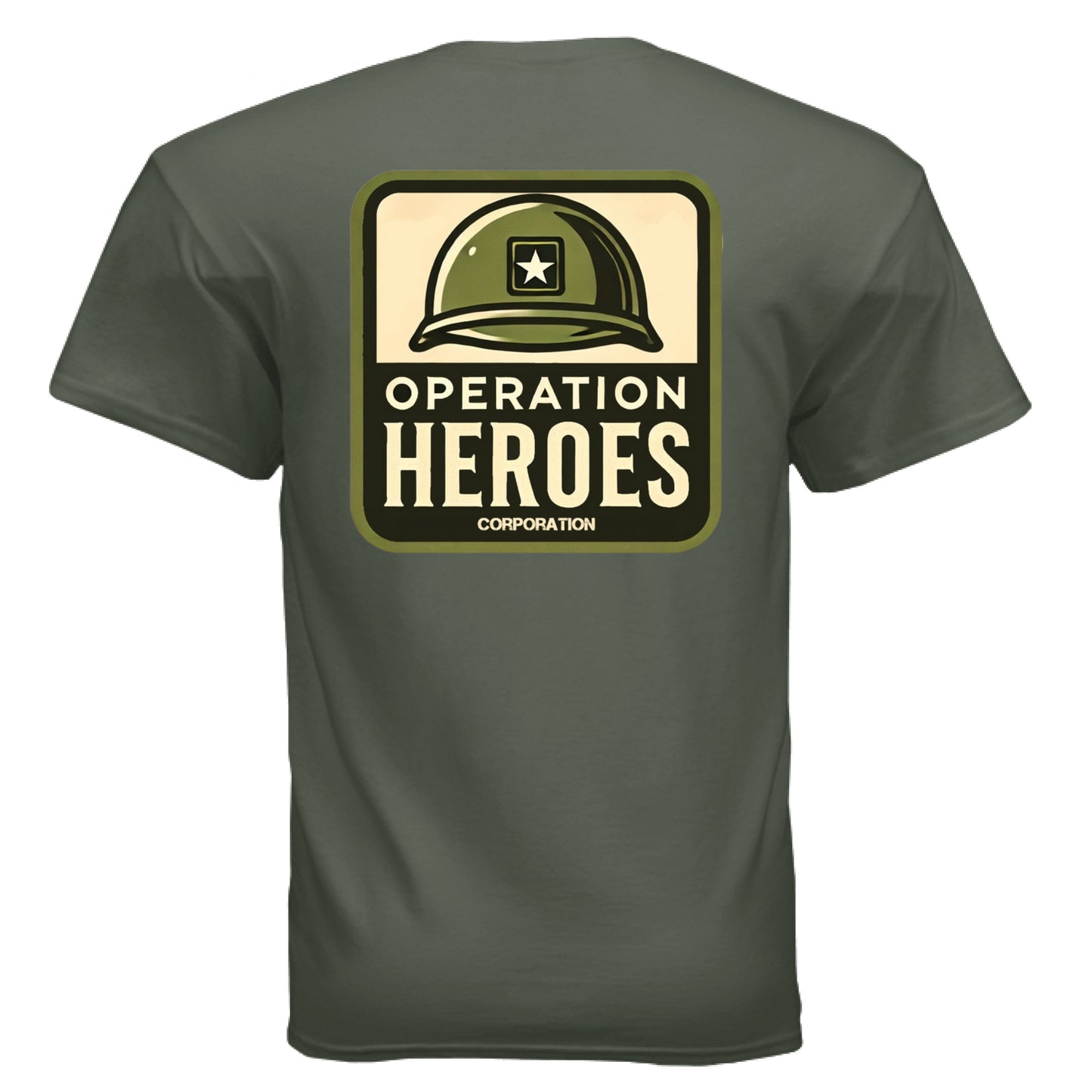 MILITARY GREEN - BACK