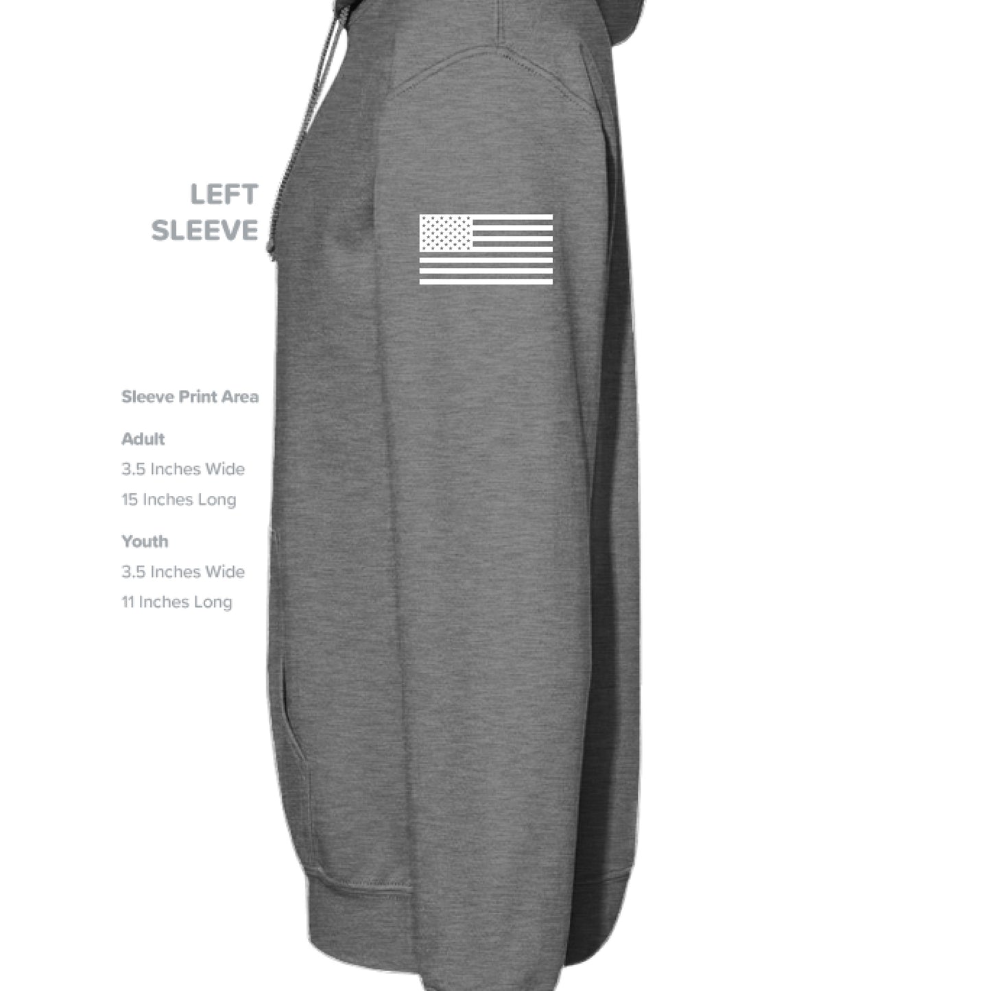 GRAPHITE HEATHER - SLEEVE_LEFT